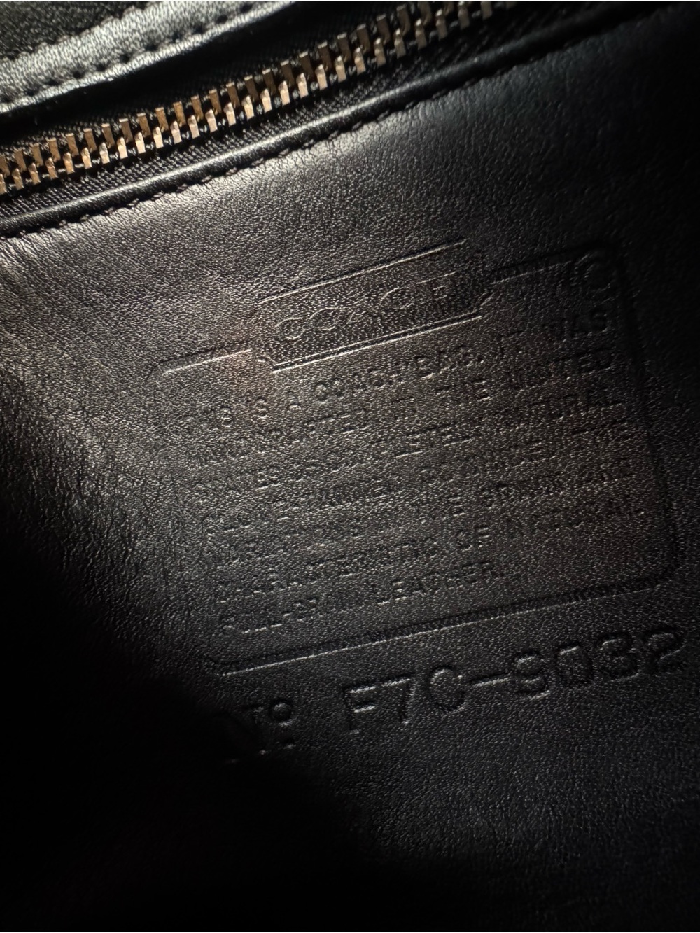 Vintage Coach Laurie in Black - Picture 6 of 6